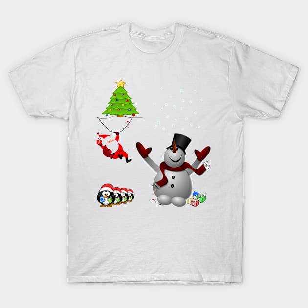 Funny merry christmas and happy new year T-Shirt by UrLifeTee